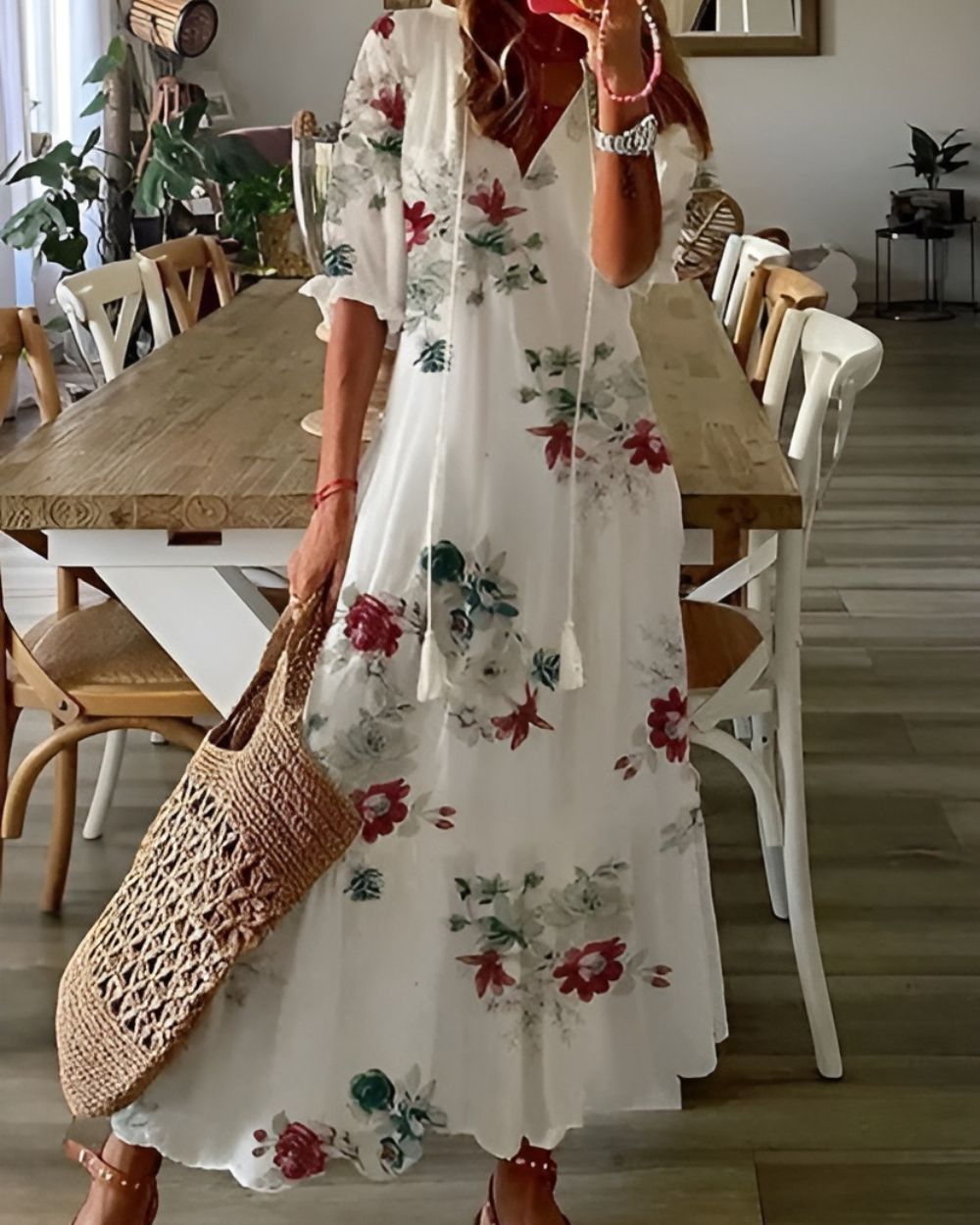 Women's Bohemian Style Wrap Dress