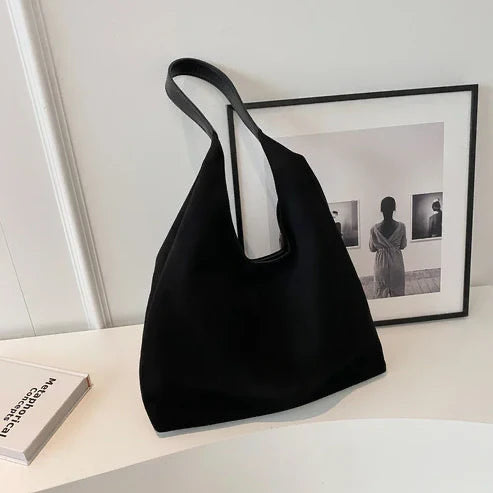 Women's Suede Slouchy Hobo Shoulder Bag