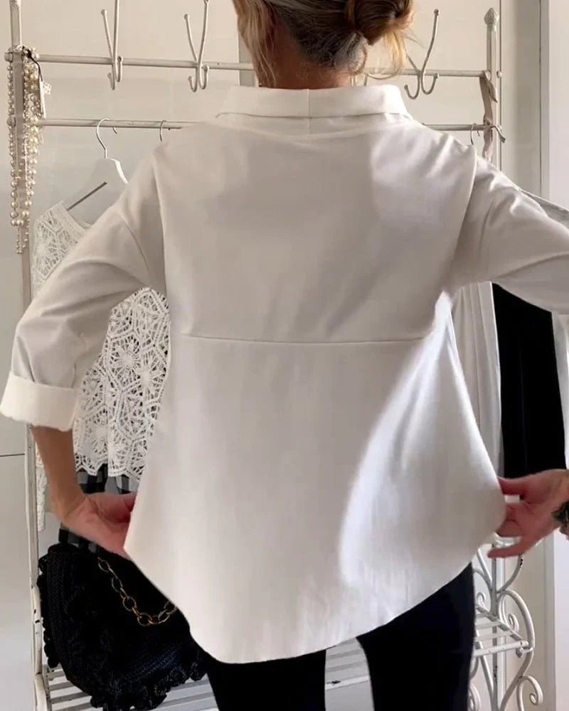 Women's Boat-Neck 3/4-Sleeve Everyday Top