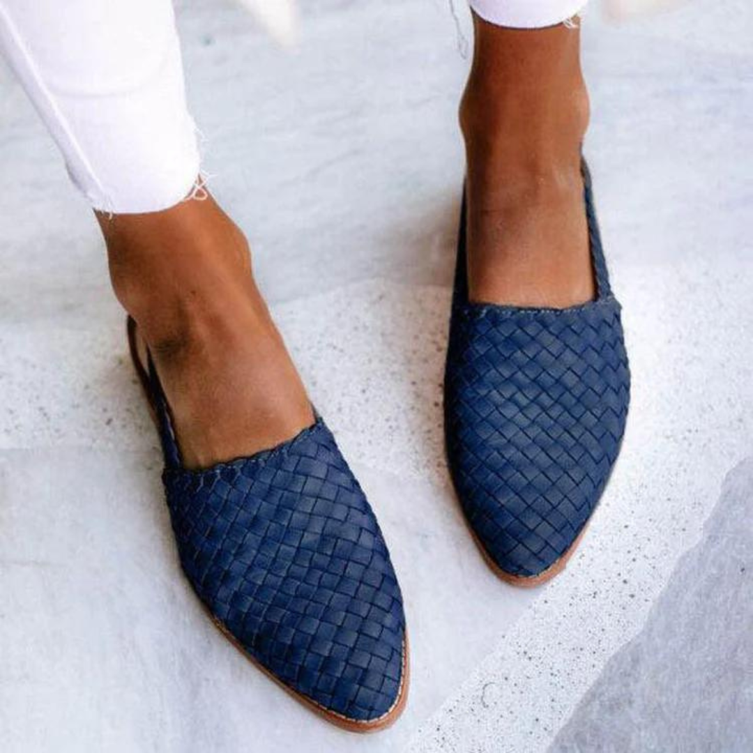 Women's Interwoven Flat Slip-On Loafers