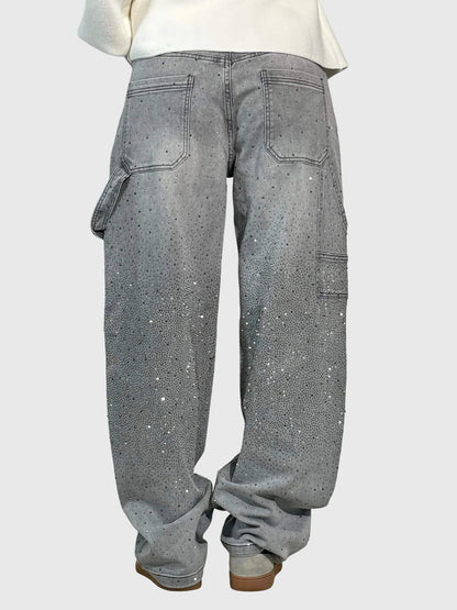 Women's Rhinestone Embellished Jeans