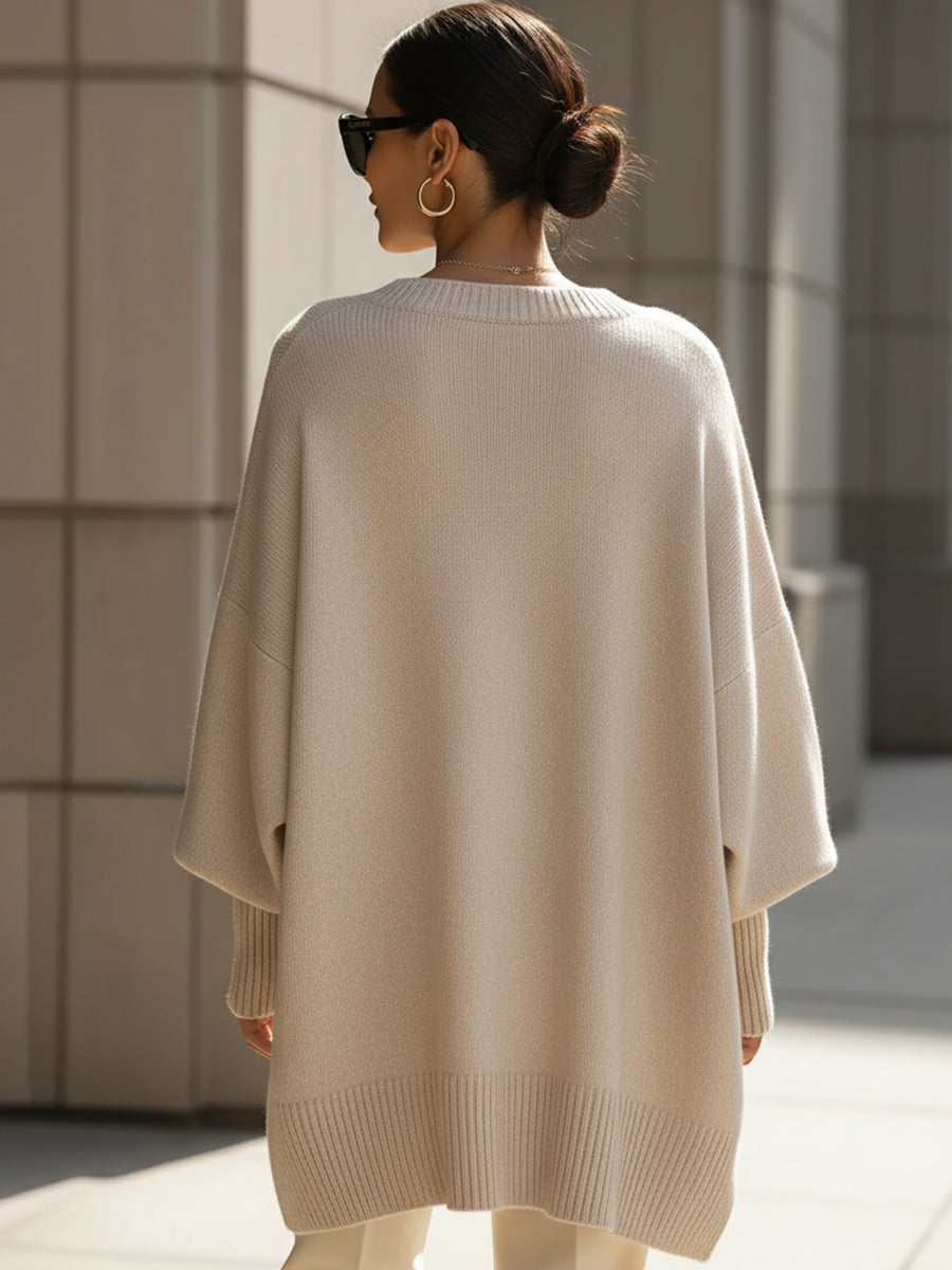Women's Oversized Sweater-Style Shorts and Top Co-ord