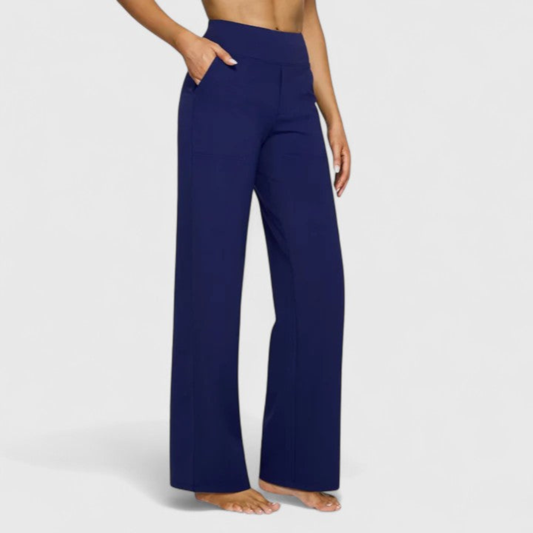 Women's High-Rise Wide-Leg Pants