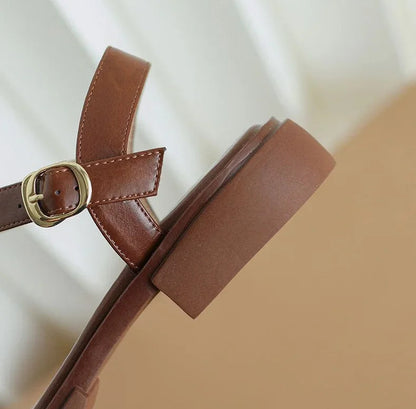 Women's Elegant Strappy Leather Sandals