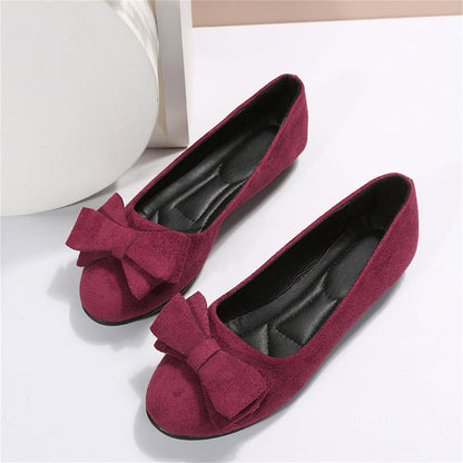 Women's Bow-Accent Slip-On Flats