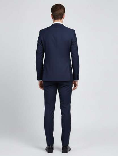 Men's Slim-Cut Formal Tailored Suit
