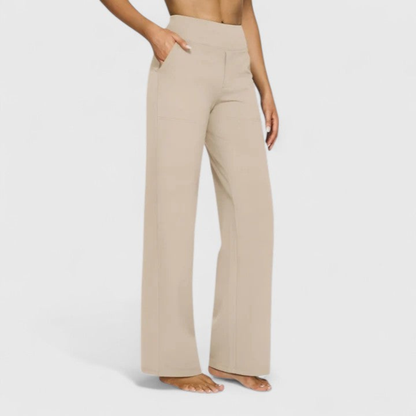 Women's High-Rise Wide-Leg Pants