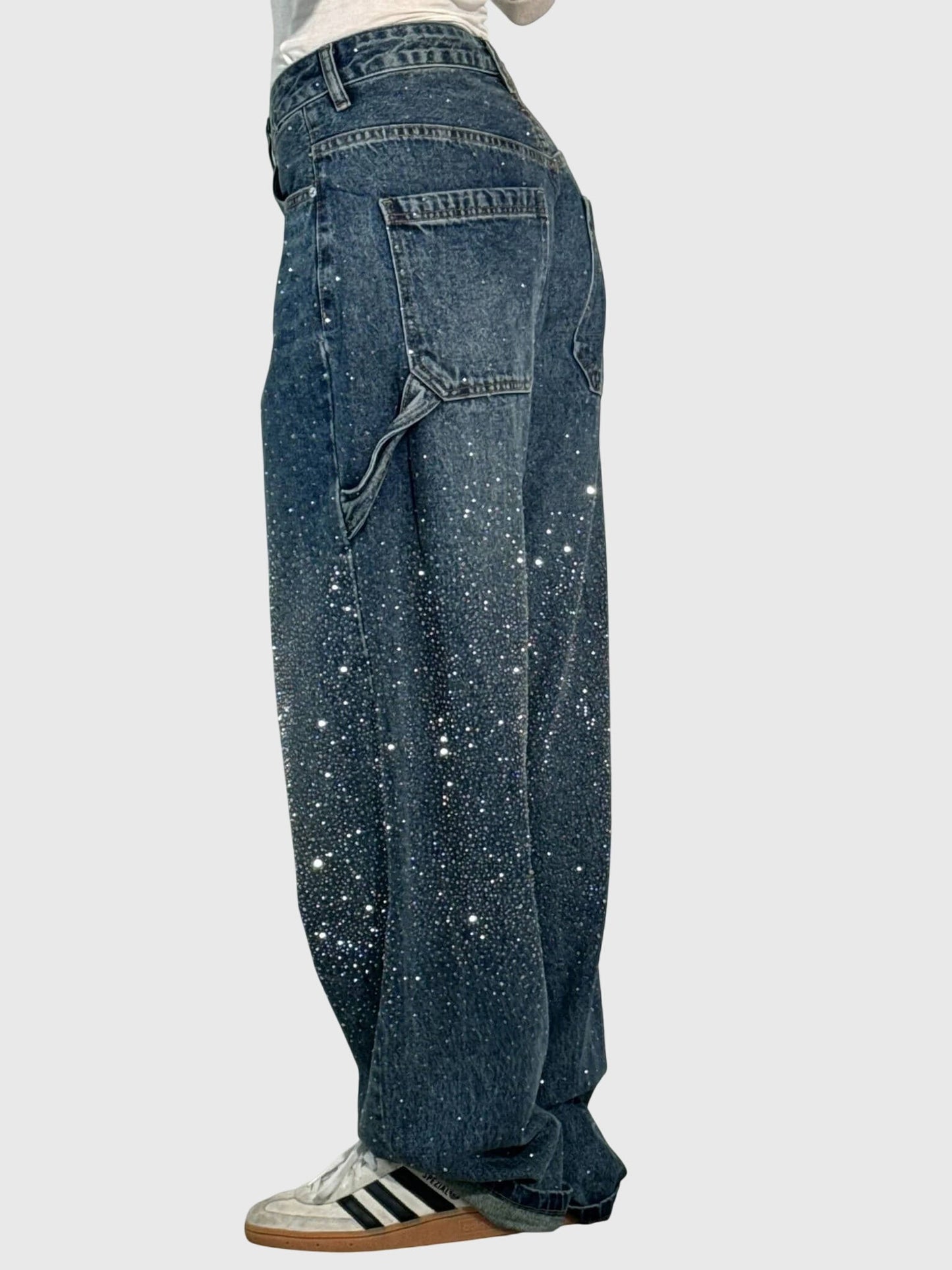 Women's Rhinestone Embellished Jeans