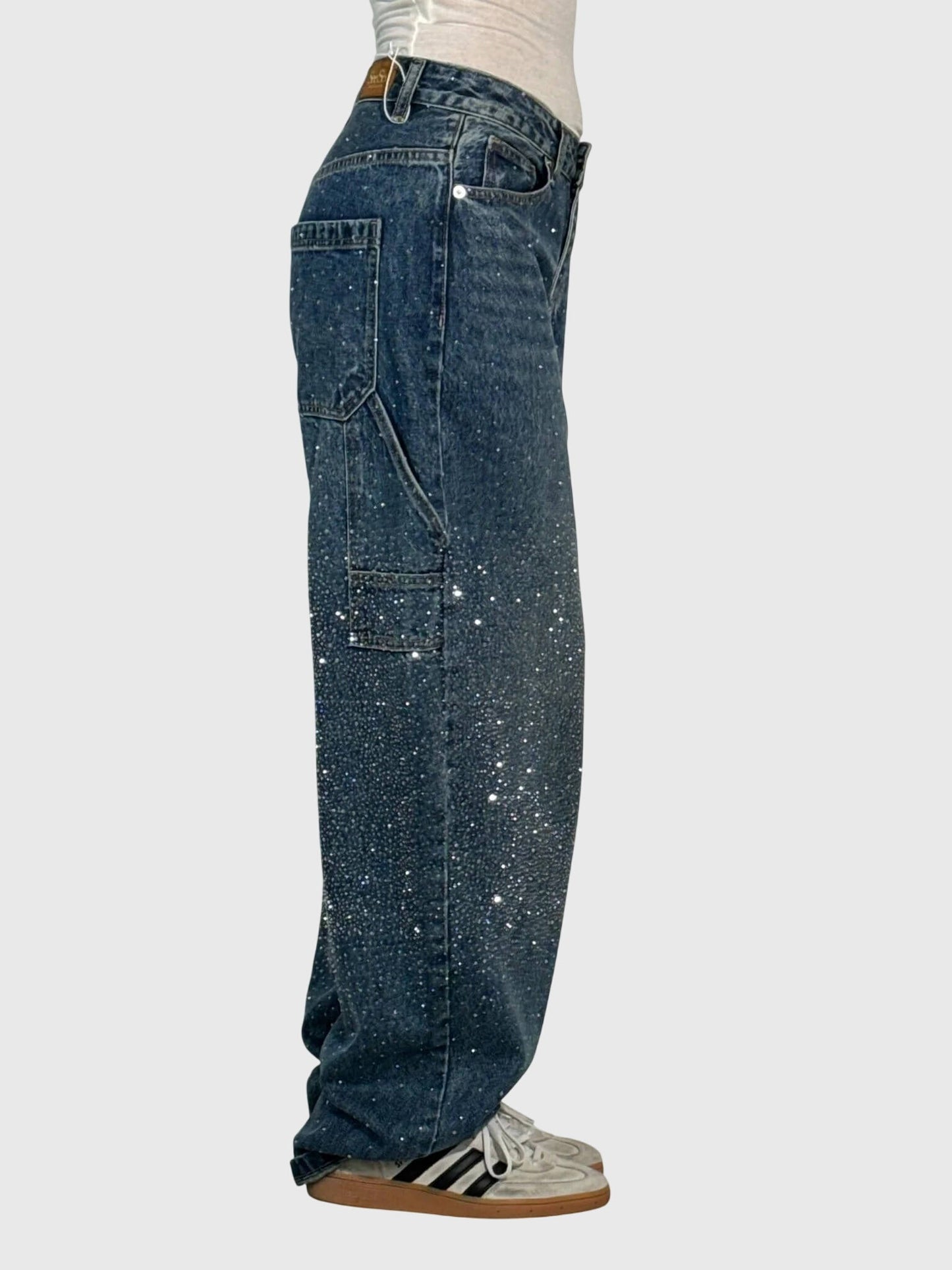 Women's Rhinestone Embellished Jeans
