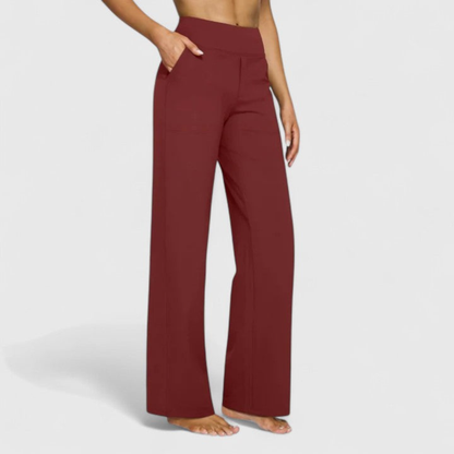 Women's High-Rise Wide-Leg Pants