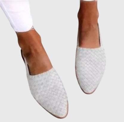 Women's Braided Slip-On Flat Shoes