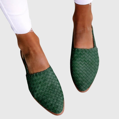 Women's Braided Slip-On Flat Shoes