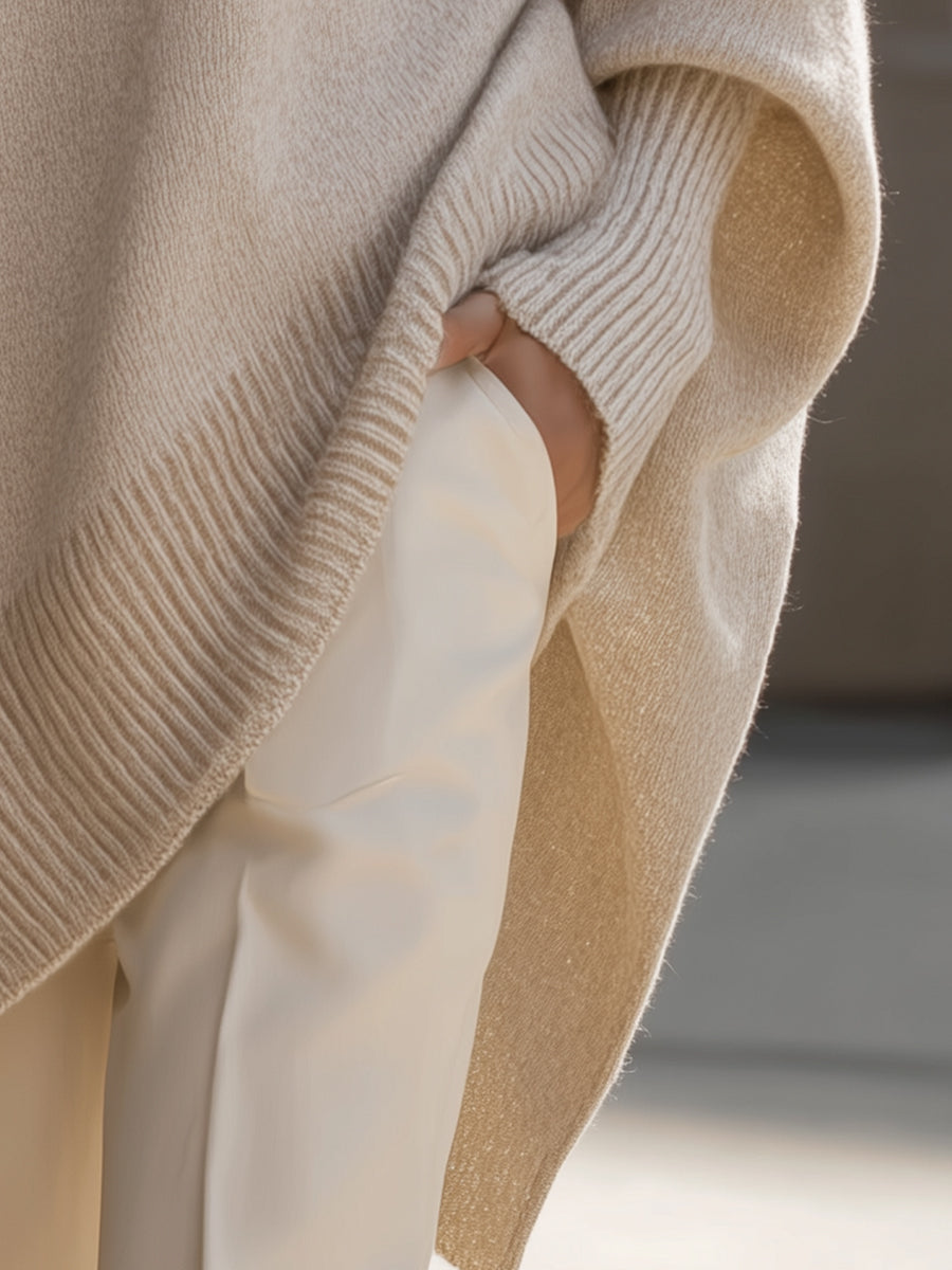 Women's Oversized Sweater-Style Shorts and Top Co-ord