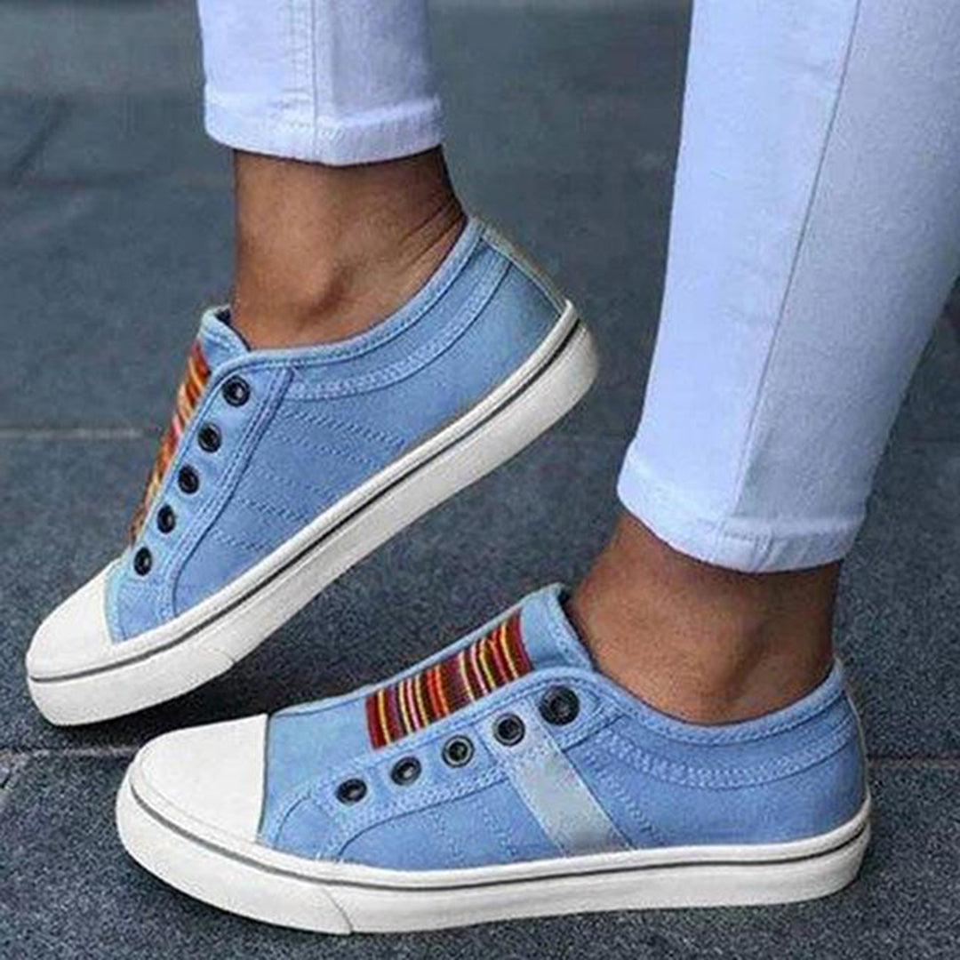 Women's Casual Canvas Slip-On Shoes