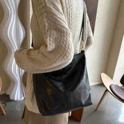 Women's Leather Flap Shoulder Bag