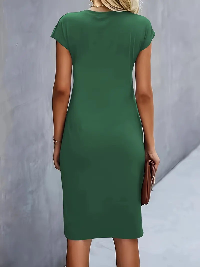 Katrien Classic Cut Midi Dress for Women