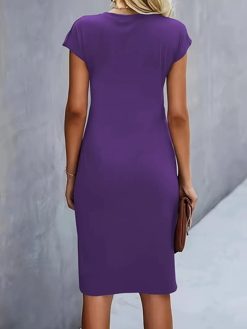 Katrien Classic Cut Midi Dress for Women