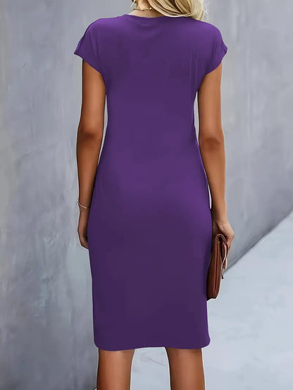 Katrien Classic Cut Midi Dress for Women