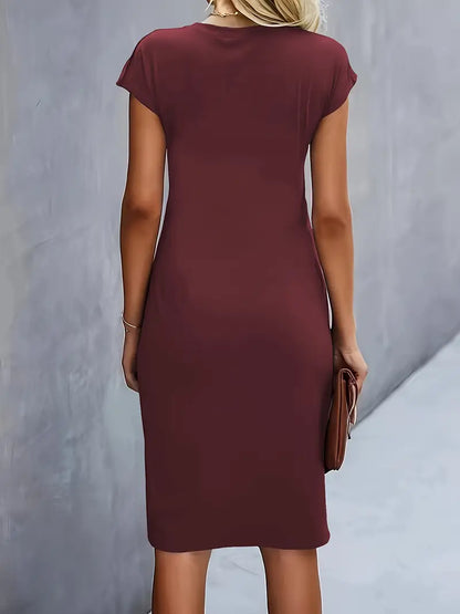 Katrien Classic Cut Midi Dress for Women