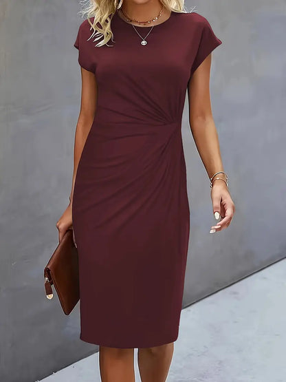 Katrien Classic Cut Midi Dress for Women