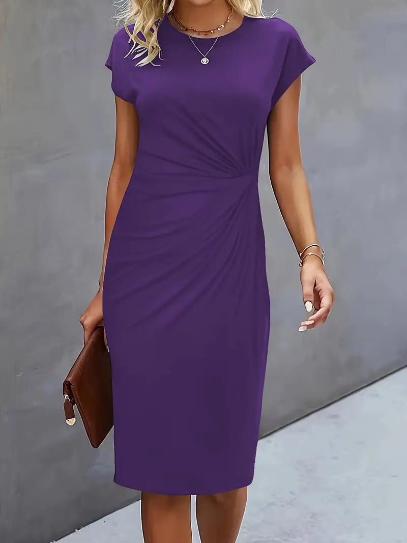Katrien Classic Cut Midi Dress for Women