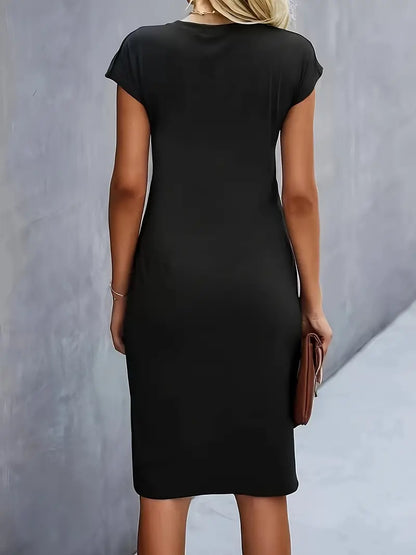 Katrien Classic Cut Midi Dress for Women