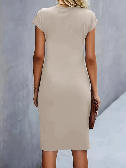Katrien Classic Cut Midi Dress for Women