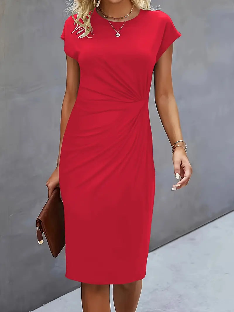 Katrien Classic Cut Midi Dress for Women