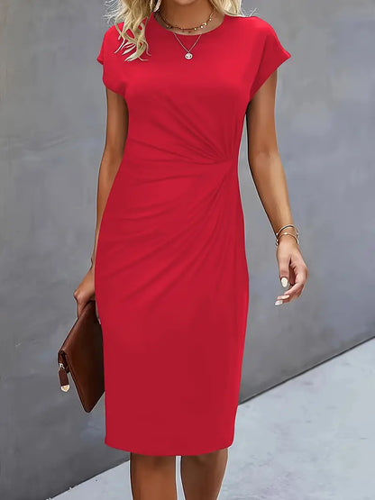Katrien Classic Cut Midi Dress for Women