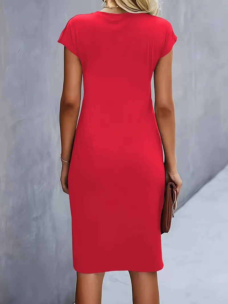 Katrien Classic Cut Midi Dress for Women