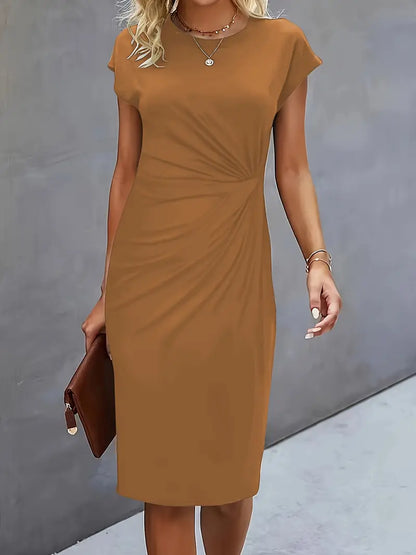 Katrien Classic Cut Midi Dress for Women