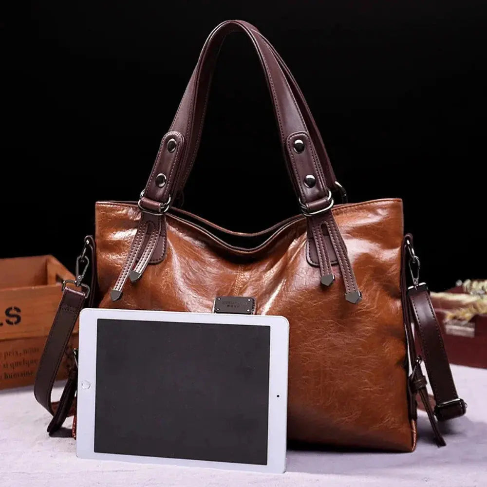 Women's Full Grain Leather Handbag