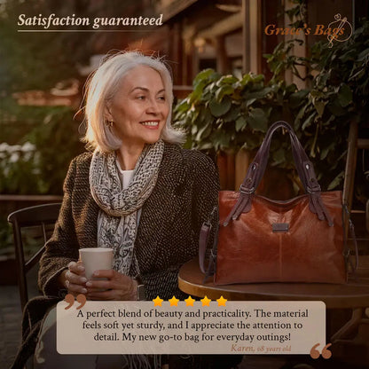 Women's Full Grain Leather Handbag