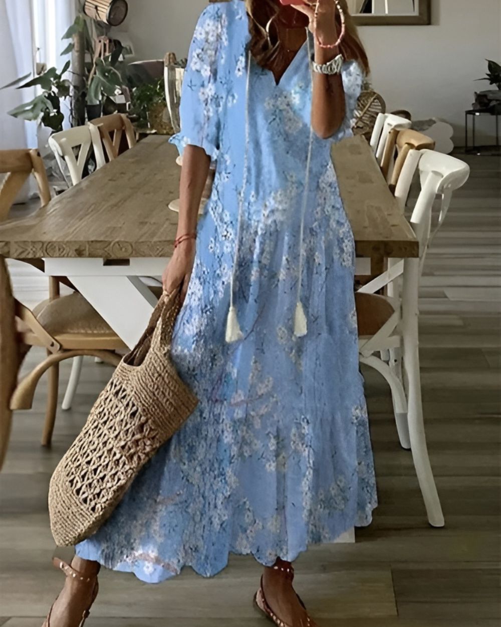 Women's Bohemian Style Wrap Dress