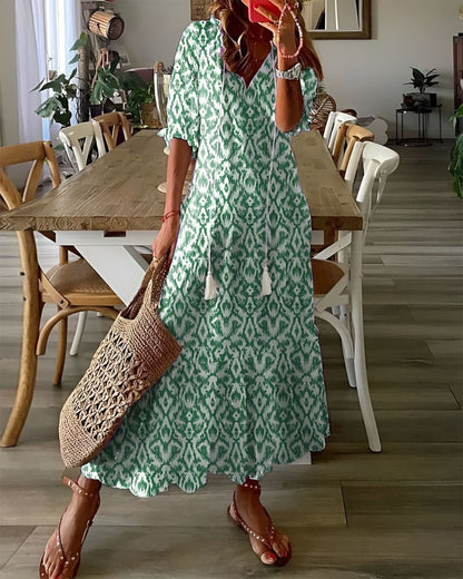 Women's Bohemian Style Wrap Dress