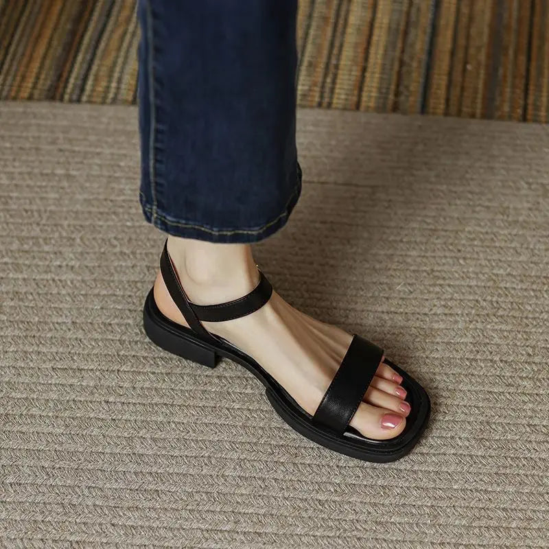 Women's Elegant Strappy Leather Sandals