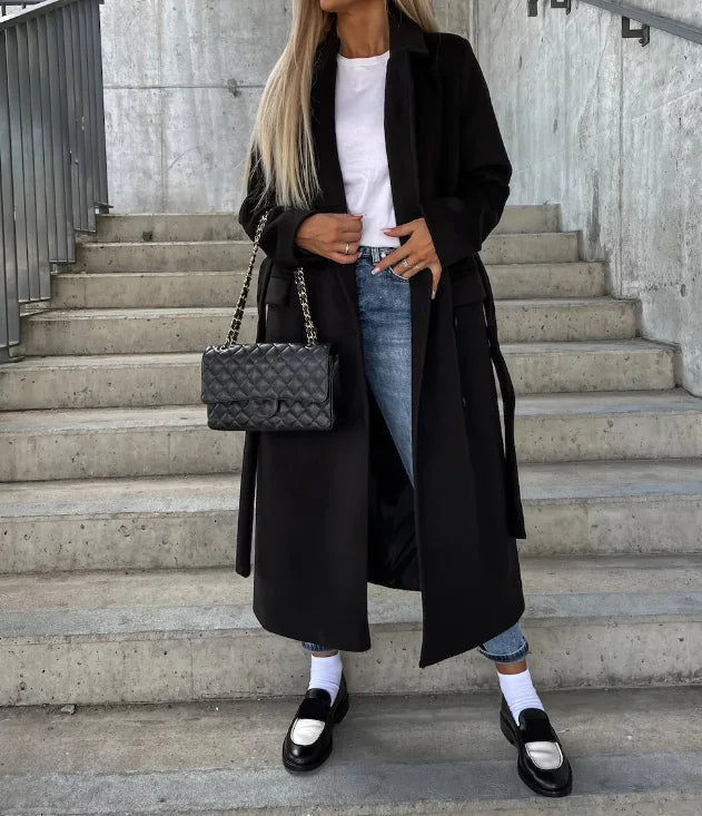 Women's Full-Length Classic Trench Coat