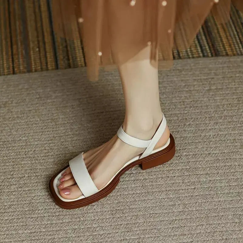 Women's Elegant Strappy Leather Sandals