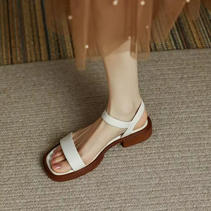 Women's Elegant Strappy Leather Sandals
