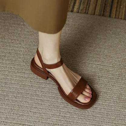 Women's Elegant Strappy Leather Sandals