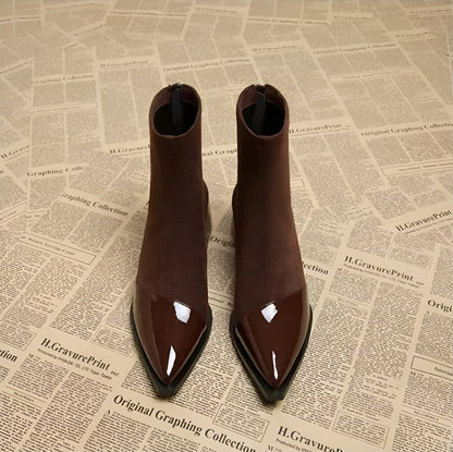 Women's Block-Heel Winter Ankle Booties