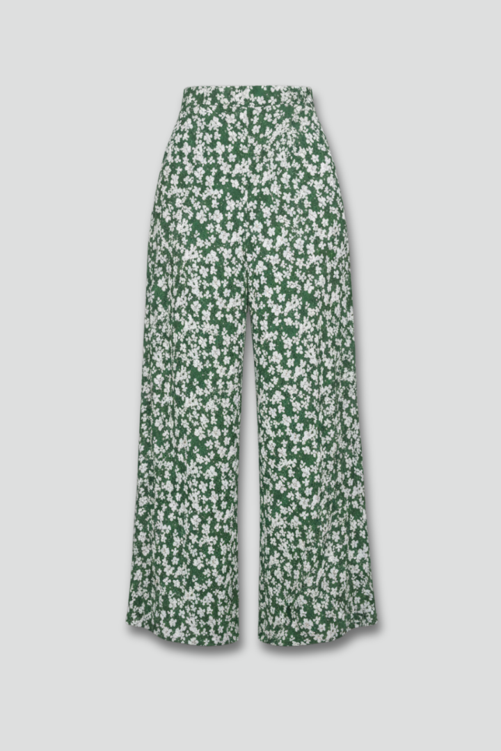 Women's Floral Print Wide-Leg Casual Palazzo Pants
