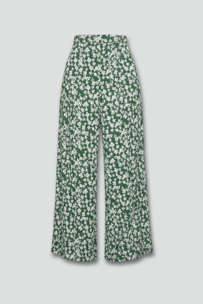 Women's Floral Print Wide-Leg Casual Palazzo Pants