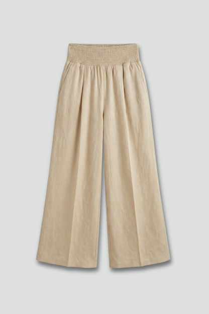 Women's Pleated High-Waist Palazzo Trousers