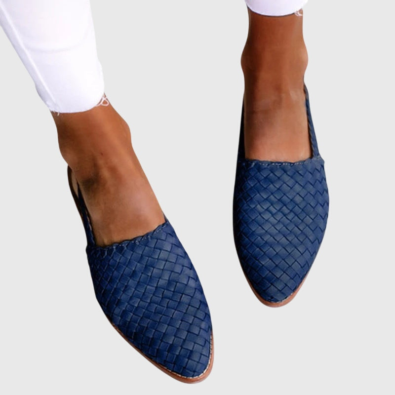 Women's Braided Slip-On Flat Shoes