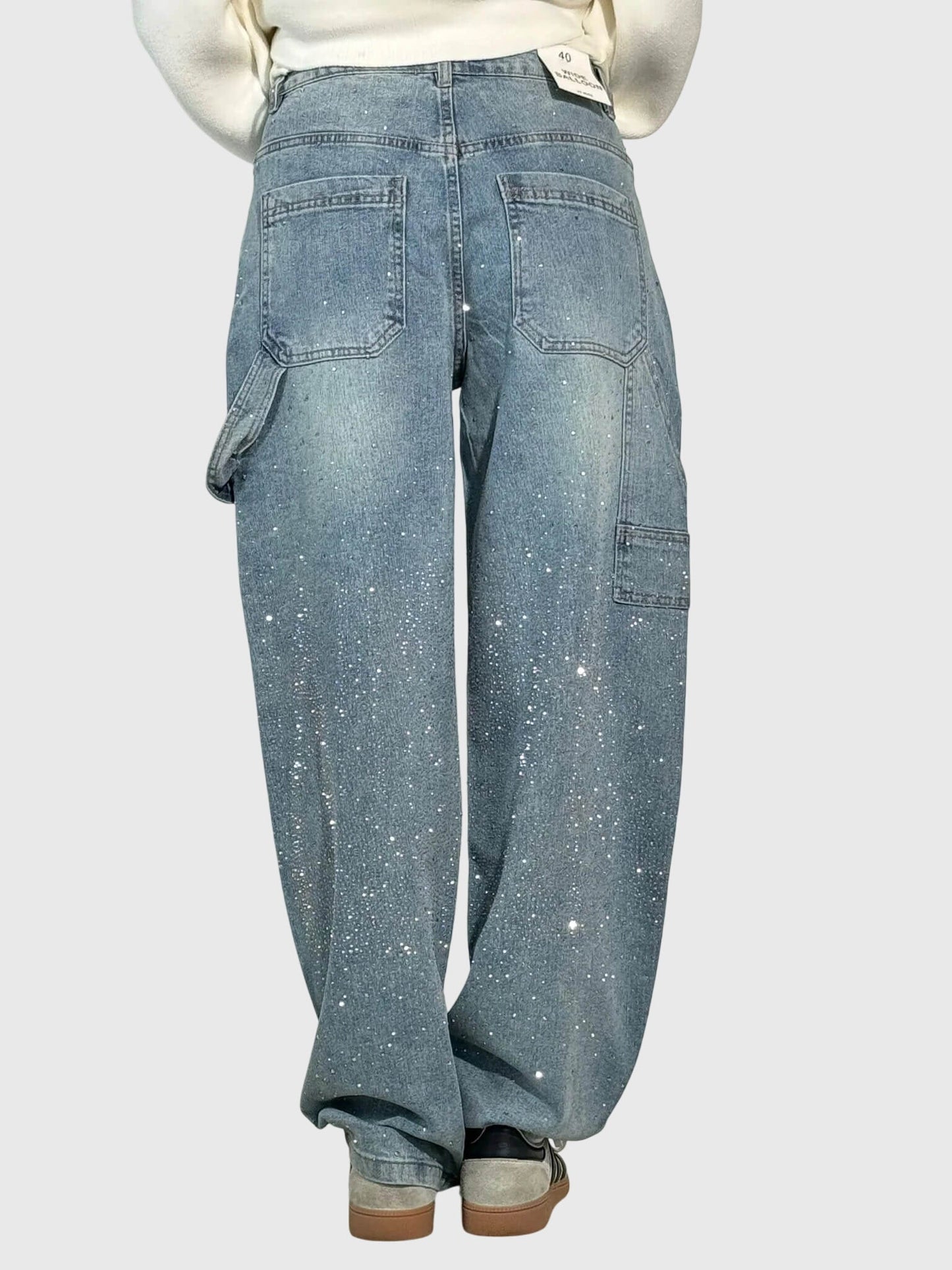 Women's Rhinestone Embellished Jeans
