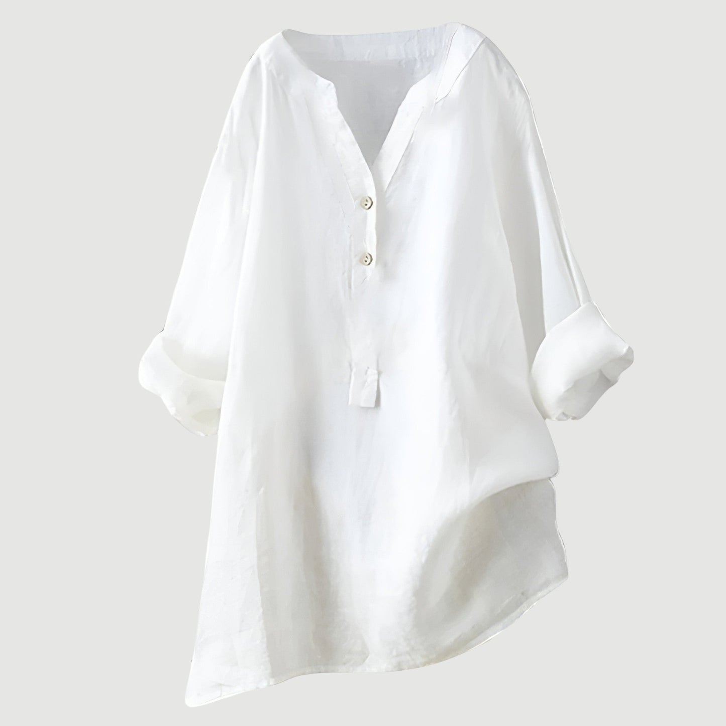 Relaxed-Fit Button-Up Shirt for Women