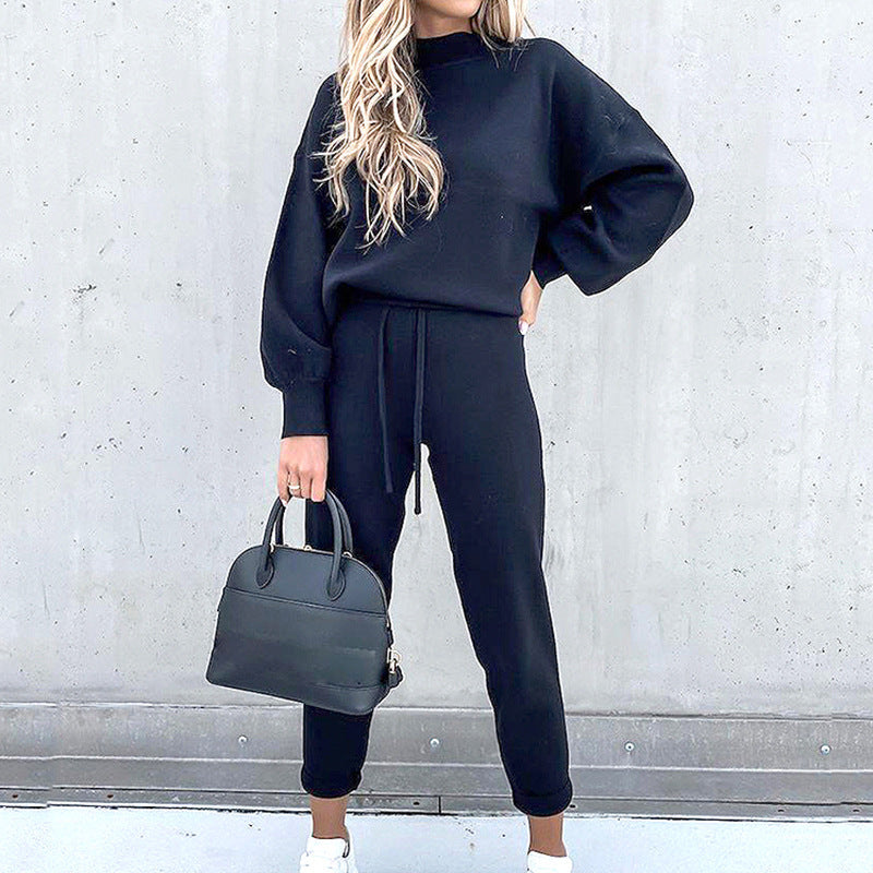 Women's Loose-Fitting Two-Piece Loungewear Set
