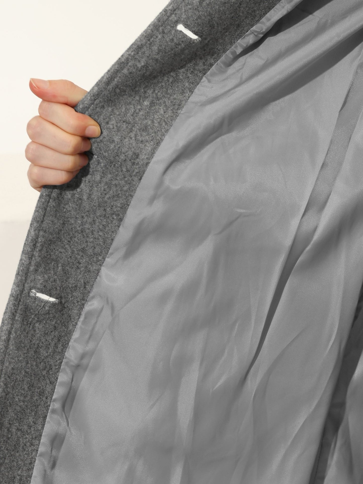Women's Tailored Single-Breasted Midi Winter Coat