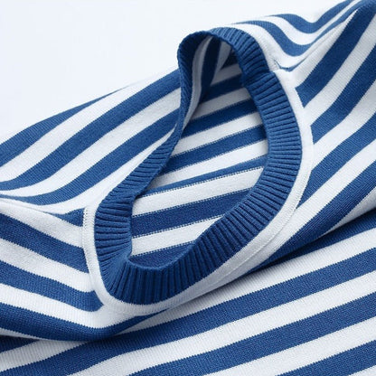 Women's Long-Sleeve Striped T-Shirt